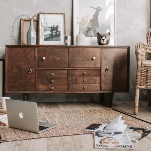 Sculptural Glass Bowl